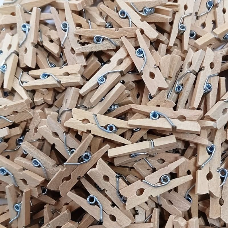 100 Mini Pregador 2,5cm