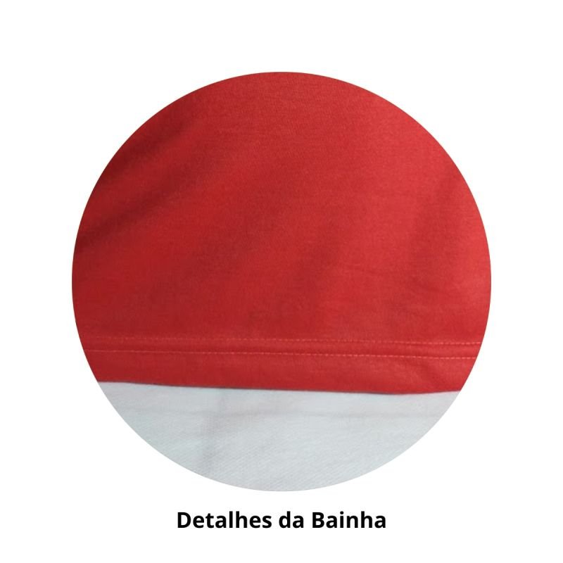 Camisa 100% Poliéster Babylook Vermelho - Verzzolo