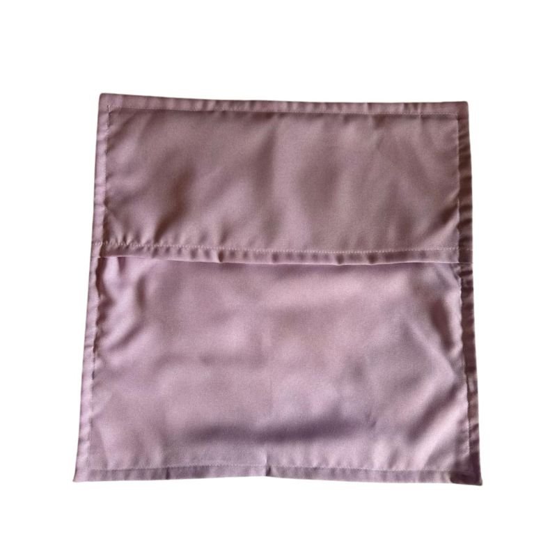 Capa de Almofada Branca/Lilas Oxford 40x40