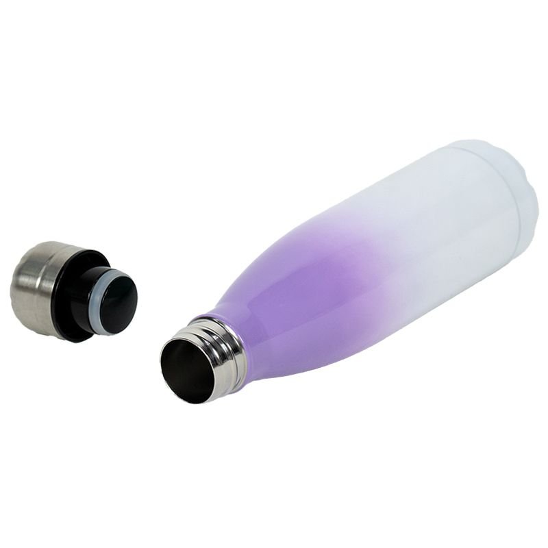 Garrafa Térmica Aço Inox Bicolor 500ml JKB - Lilás