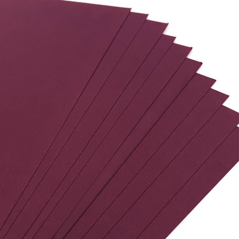 Papel Color Plus SU'S - 10 folhas - Bordô
