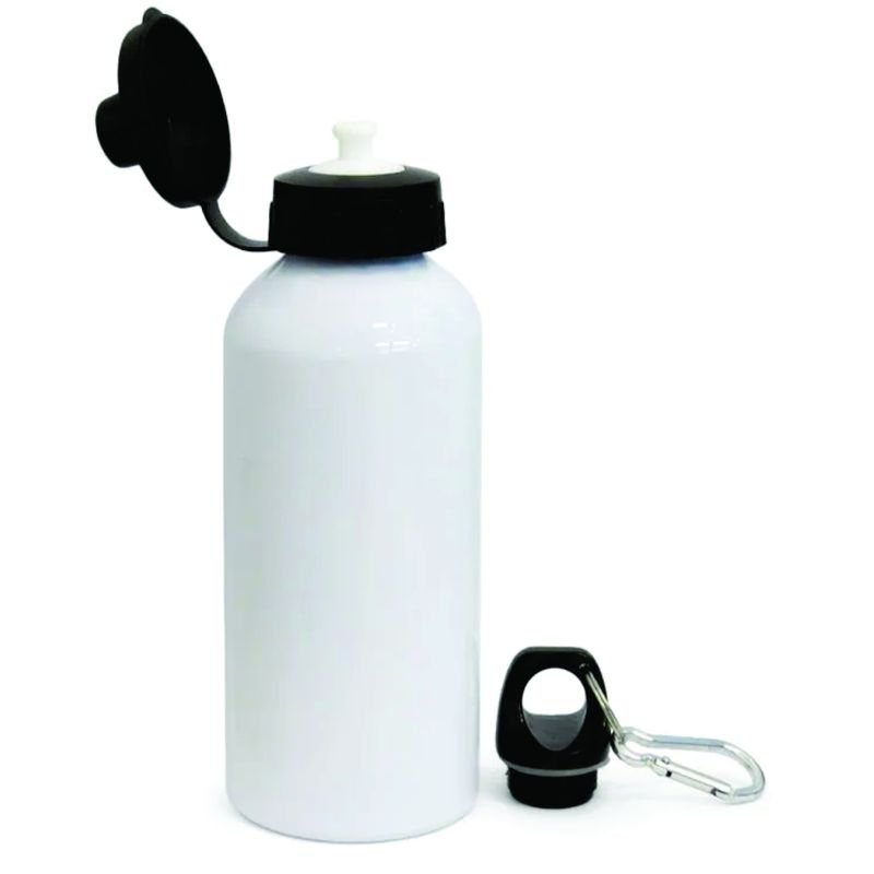 Squeeze Alumínio Branco 2 Bicos 600ml para Sublimação